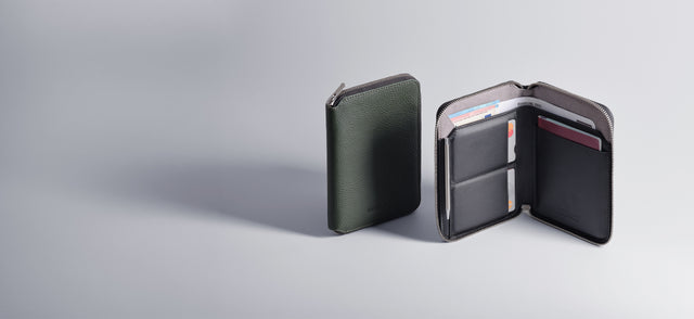 Woolnut travel folio passport wallet