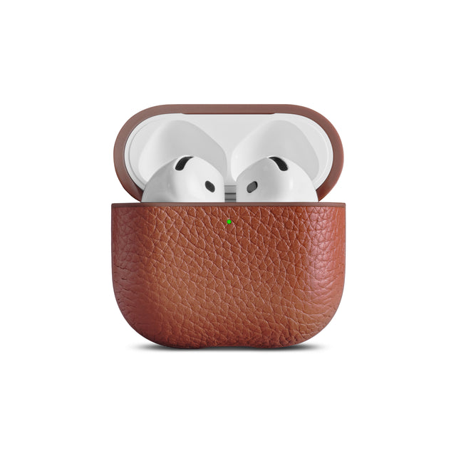 WOOLNUT airpods 5 4 case leather cognac 1