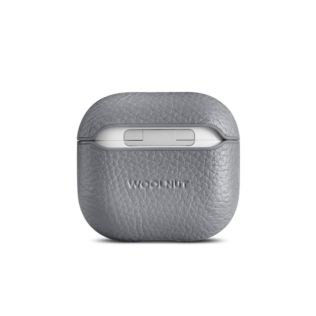WOOLNUT airpods 5 4 case leather grey 3