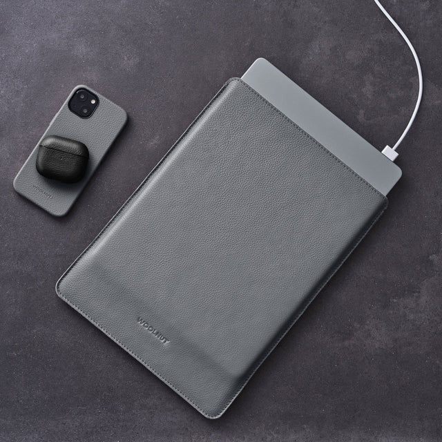macbook air m2 fodral läder