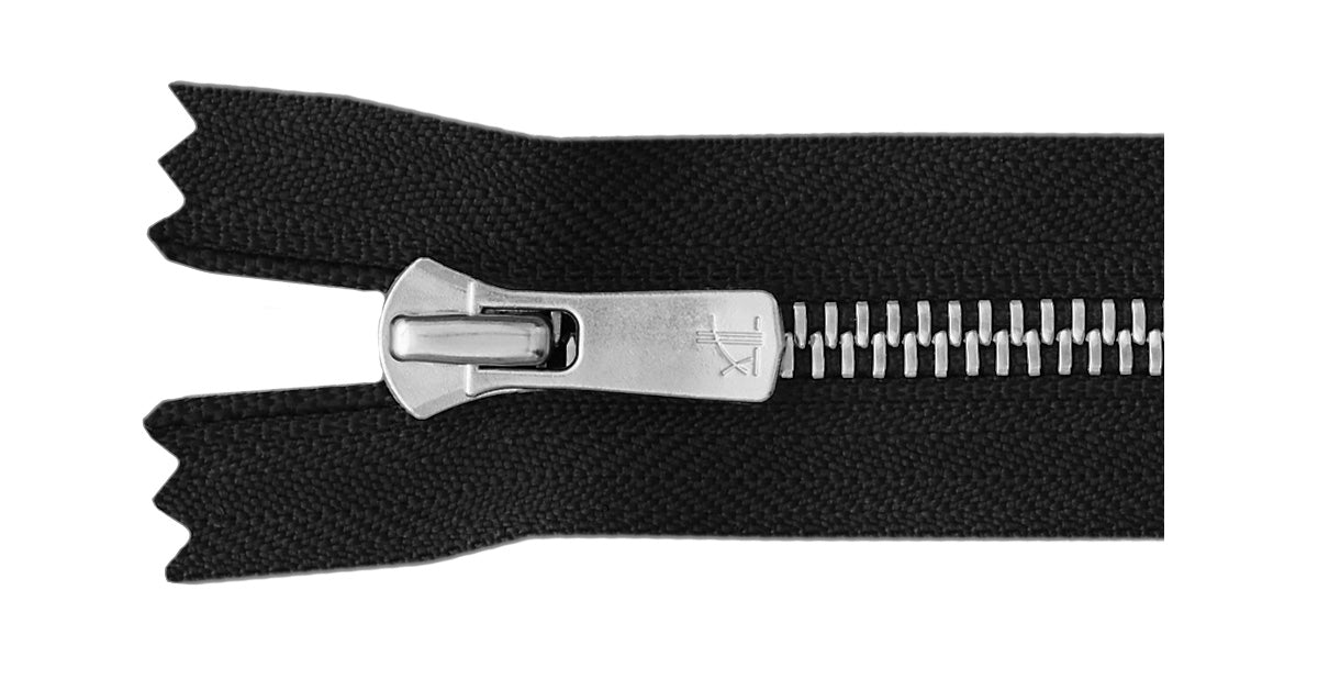 ykk excella metal zipper woolnut