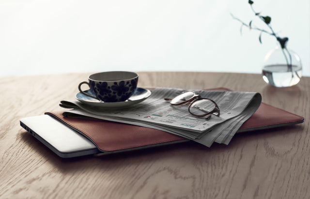 woolnut macbook lederetui sleeve