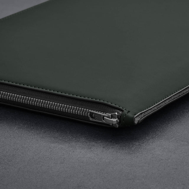 macbook air pro zipped folio design ykk metaluxe from woolnut