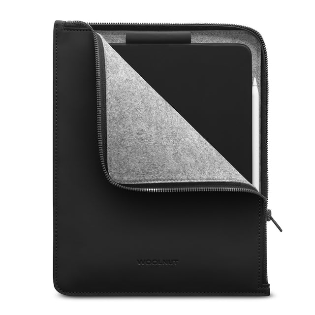 woolnut matte pu folio for 11 inch ipad pro air black 3