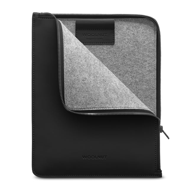 woolnut matte pu folio for 11 inch ipad pro air black 4