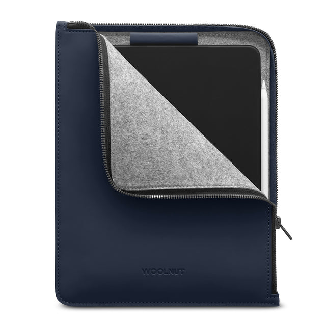 woolnut matte pu folio for 11 inch ipad pro air blue 3