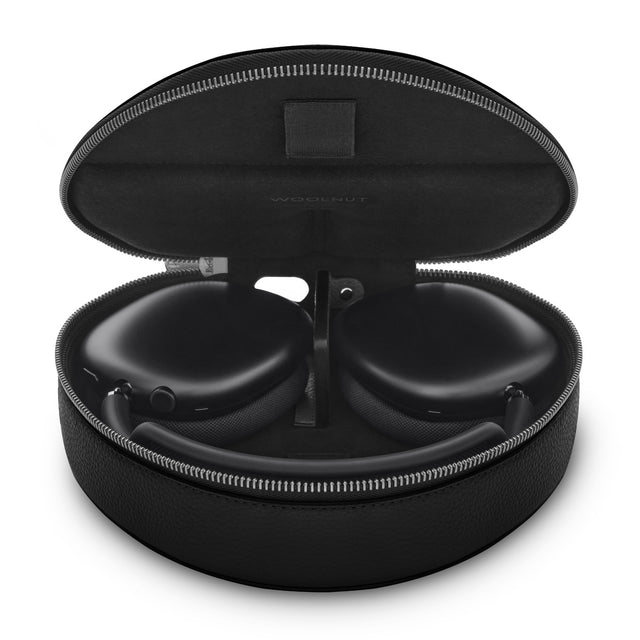 woolnut airpods max leather case cover black
