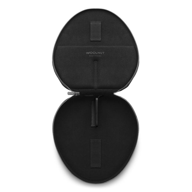 woolnut airpods max leather case cover black
