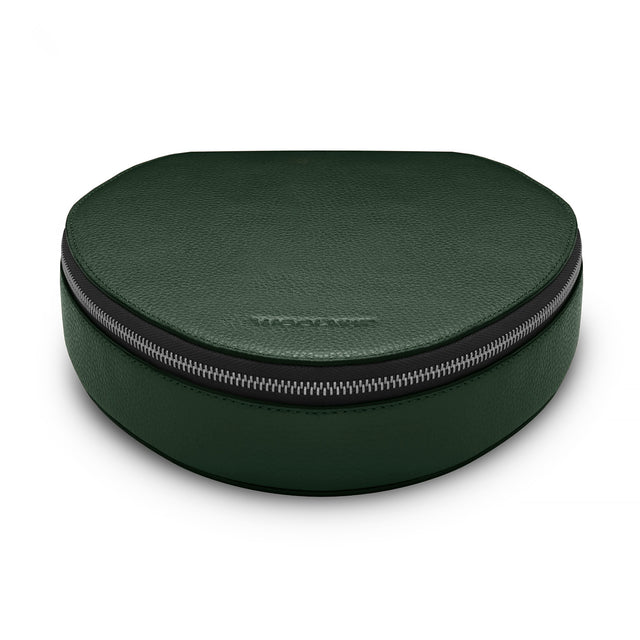 woolnut airpods max leather case green