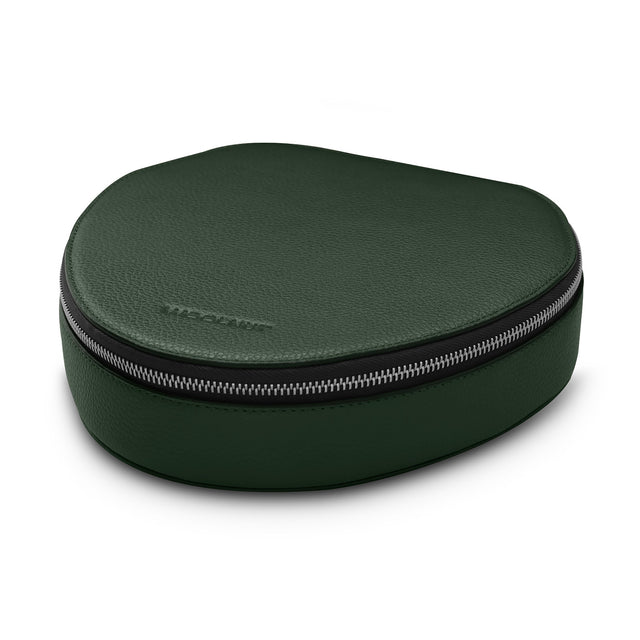 woolnut airpods max leather case green