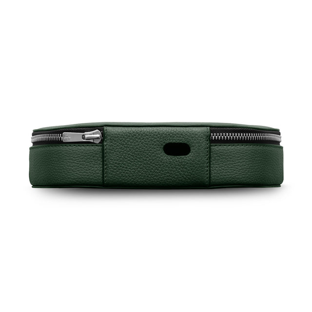 woolnut airpods max leather case green