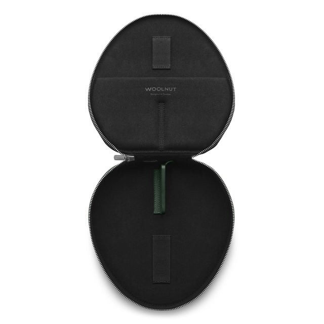 woolnut airpods max leather case green
