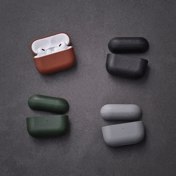 Woolnut Leather Case for AirPods Pro 2nd Gen - Grey