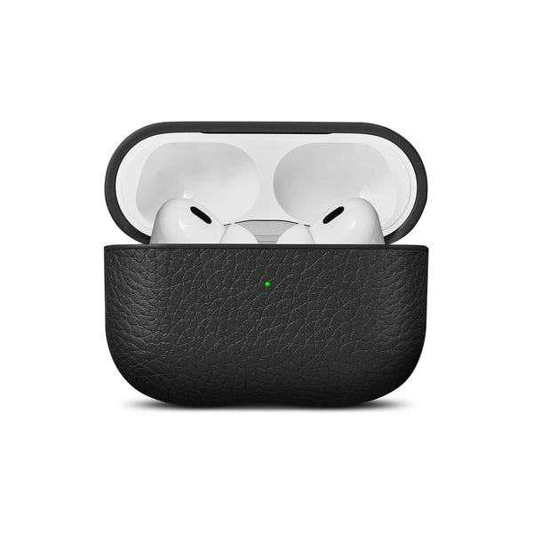 Pouch for APPLE Airpods (3rd Generation) Bluetooth Headset Leather Case  cover (Black)