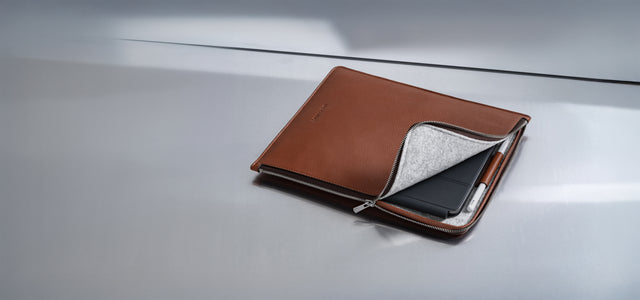 WOOLNUT ipad pro ipad air sleeve cover case leather