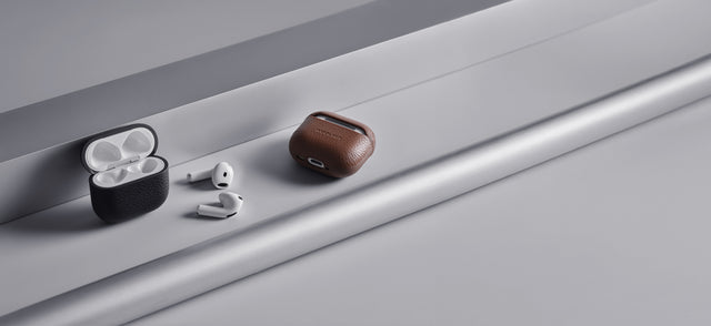 WOOLNUT airpods 5 leather case cover
