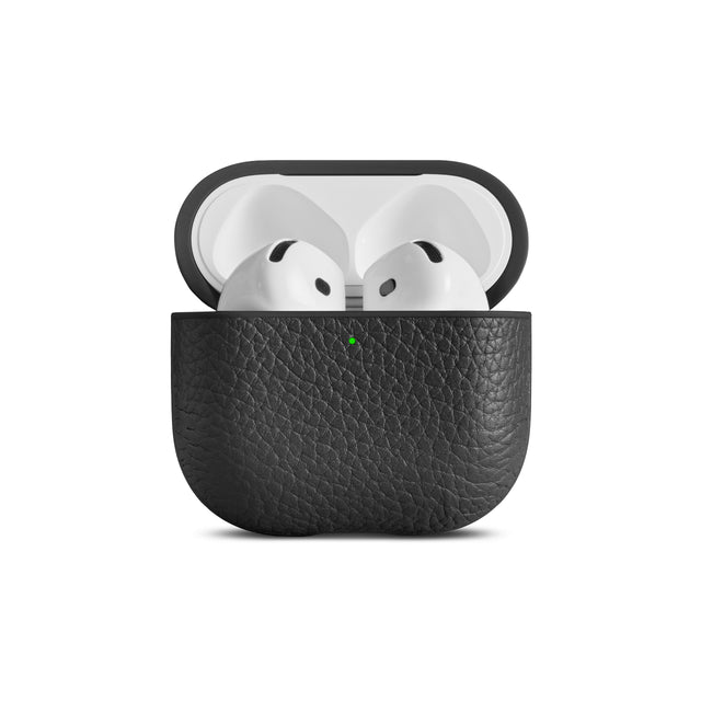 WOOLNUT airpods 5 4 case leather black 1
