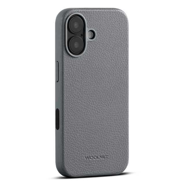 woolnut iphone 17 leather case grey 2