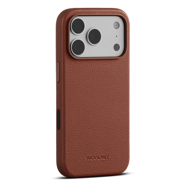 woolnut iphone 17 pro leather case cognac 2