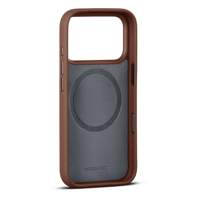 woolnut iphone 17 pro leather case cognac 3