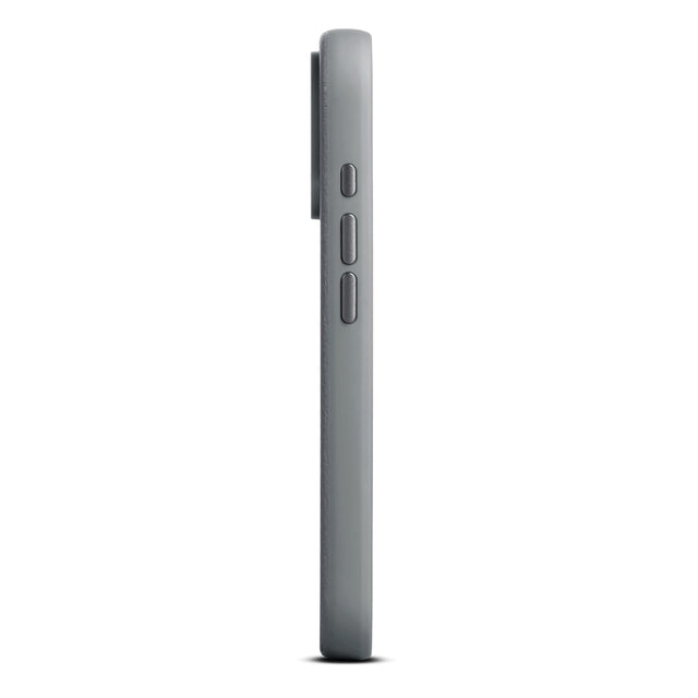woolnut iphone 17 pro leather case grey 5