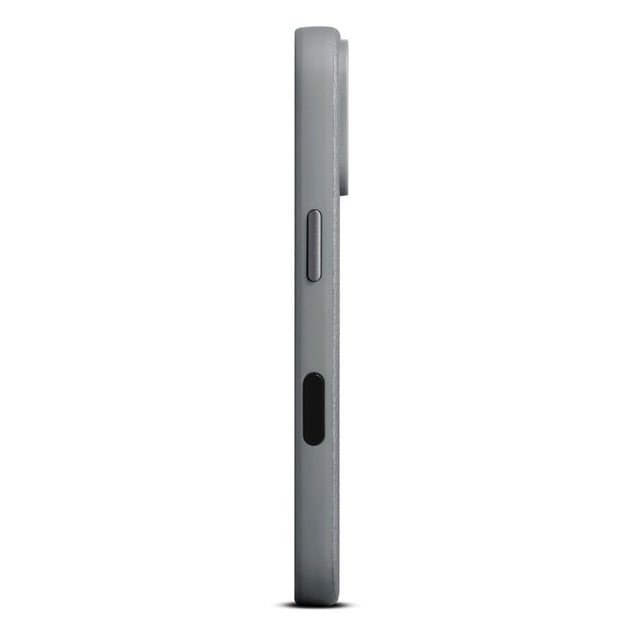 woolnut iphone 17 pro leather case grey 6