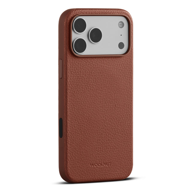woolnut iphone 17 pro max leather case cognac 2