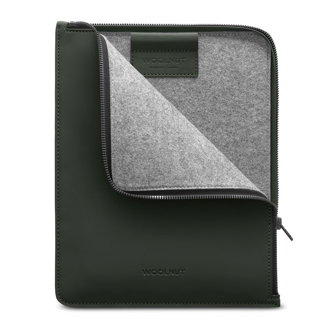 woolnut coated folio for 11 inch ipad pro air green 4